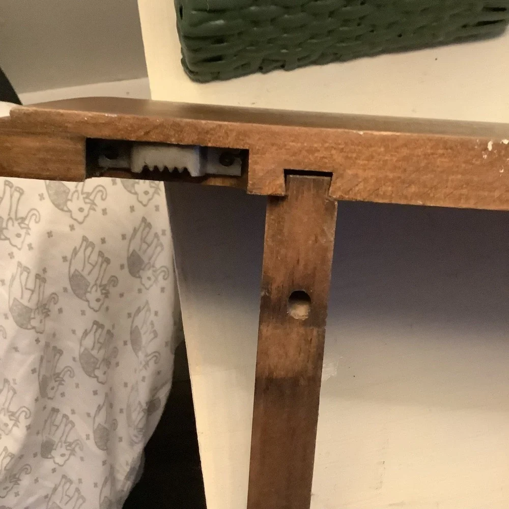 Vintage Cottagecore Solid Wood Wall Display Shelf